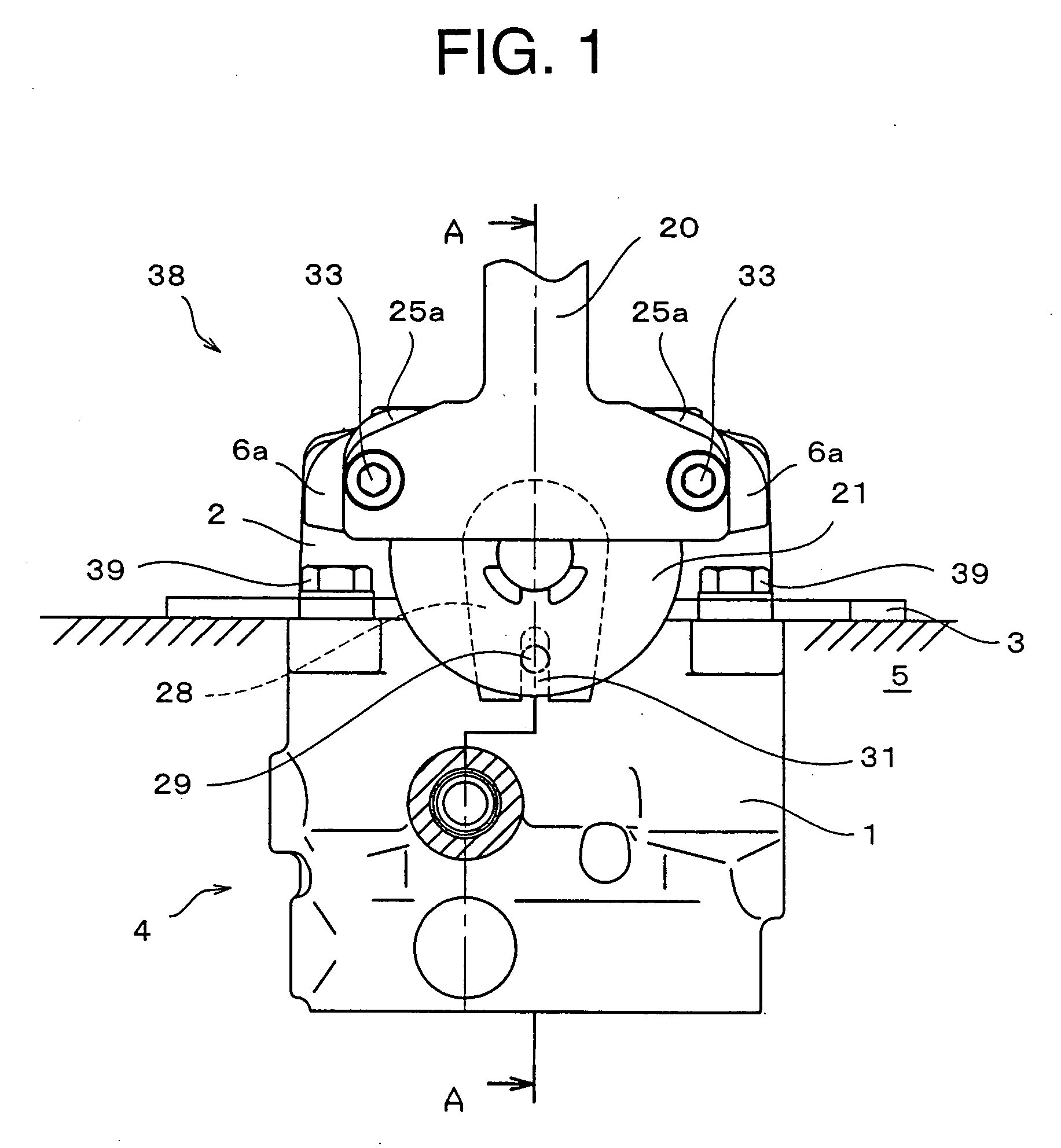 Operating lever device