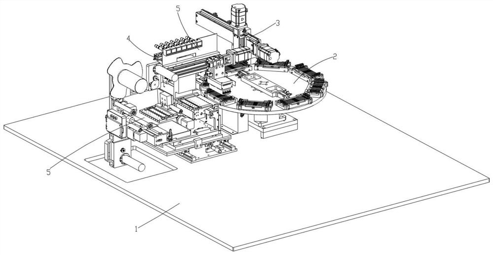 Quick high-temperature glue pasting device for memory bank connector