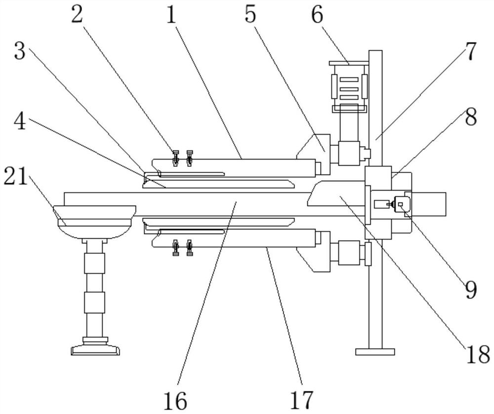 Correction device for dynamic balance shaft of fan rotating shaft