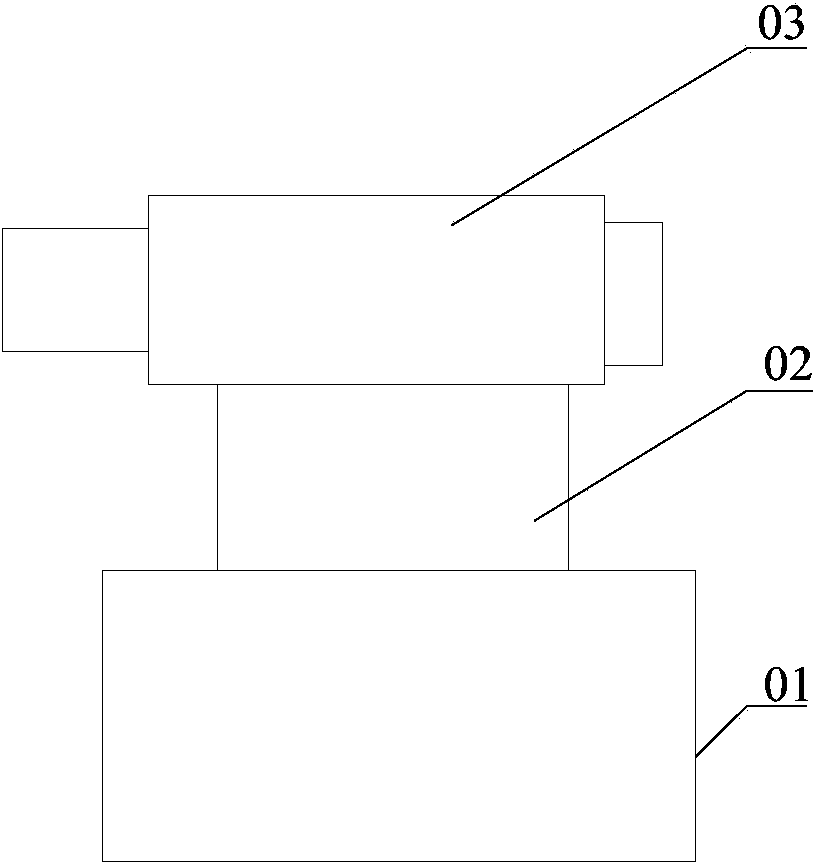 Transition device of hydraulic valve stand