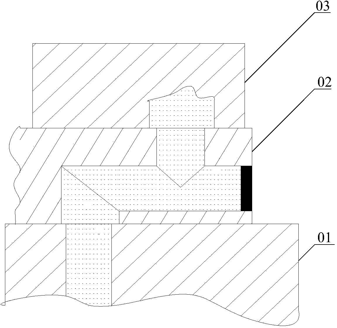 Transition device of hydraulic valve stand