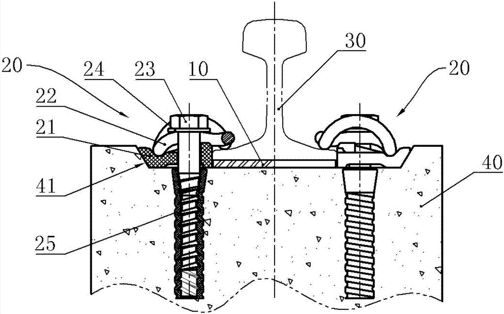 Rail fastener system