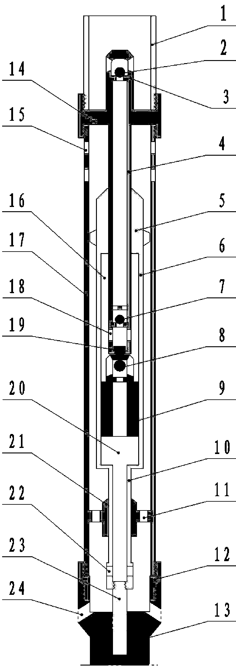 Aligning and load reducing linear motor oil well pump