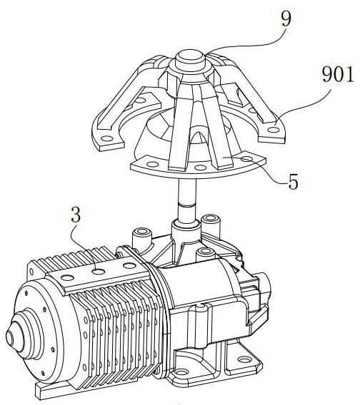 Aviation part thickness metering device and metering method based on Internet