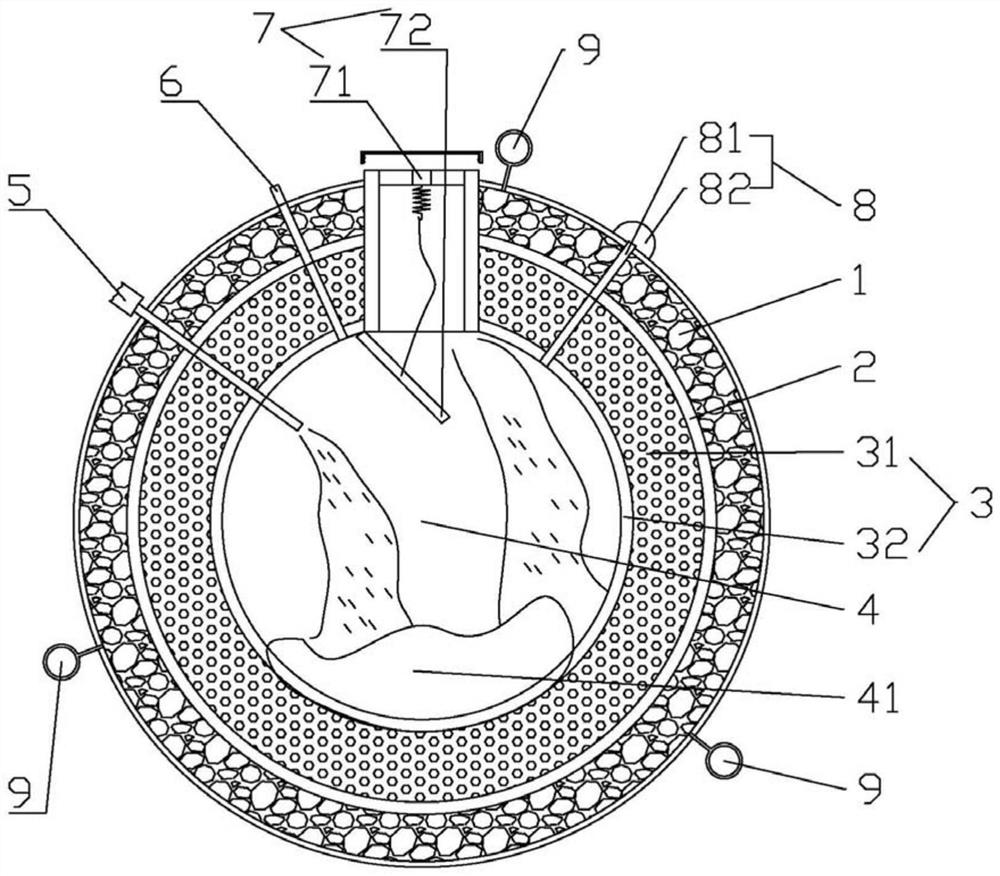 A reclamation unit with adjustable internal water pressure