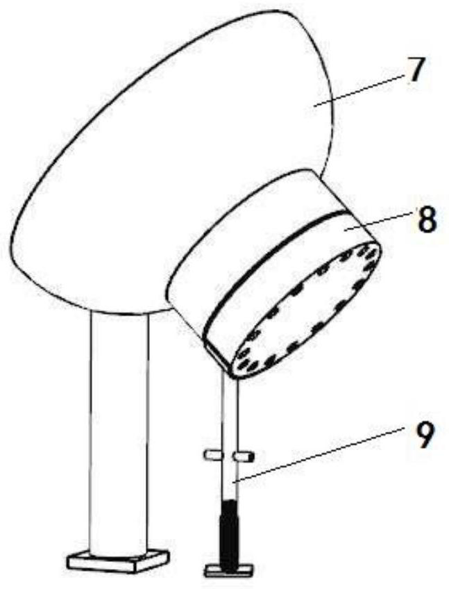 Tool and method for quickly closing steam generator manhole cover