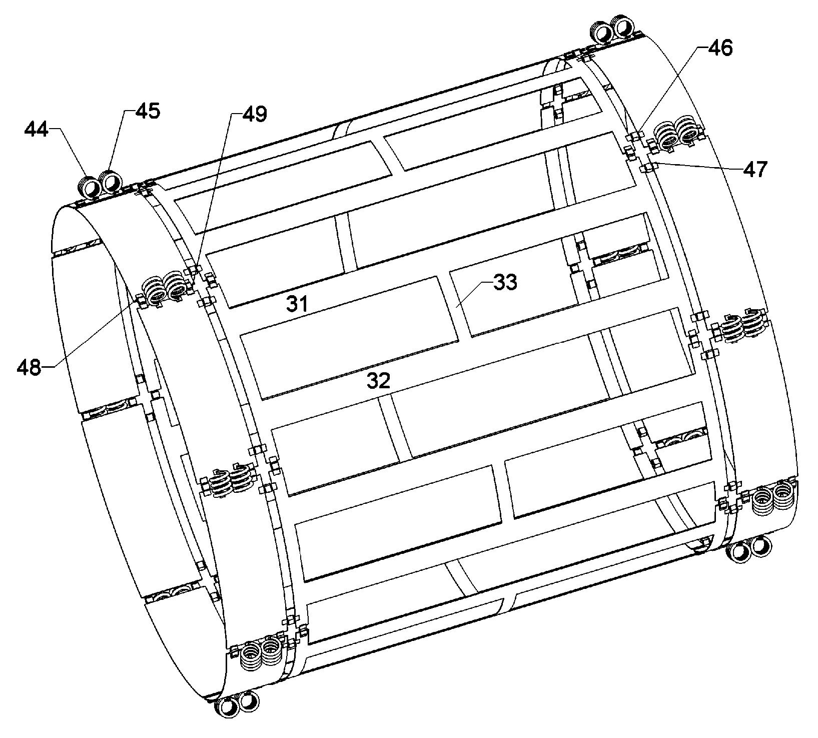 Double-balanced double-tuned CP birdcage with similar field profiles