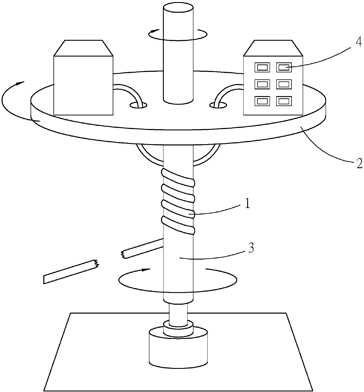 Wire winding mechanism and moving platform with same