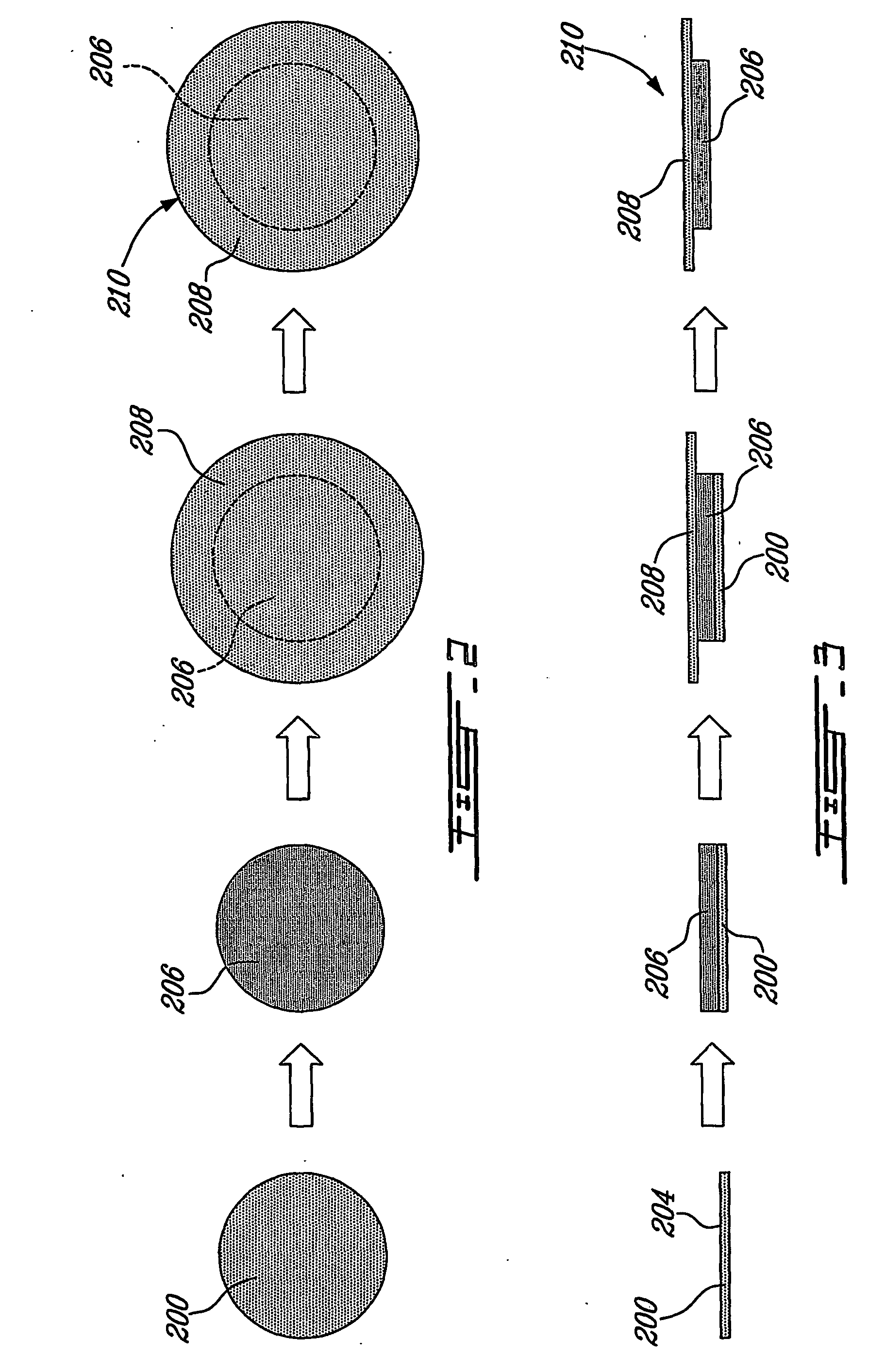 Process and apparatus for the manufacture of a sputtering target