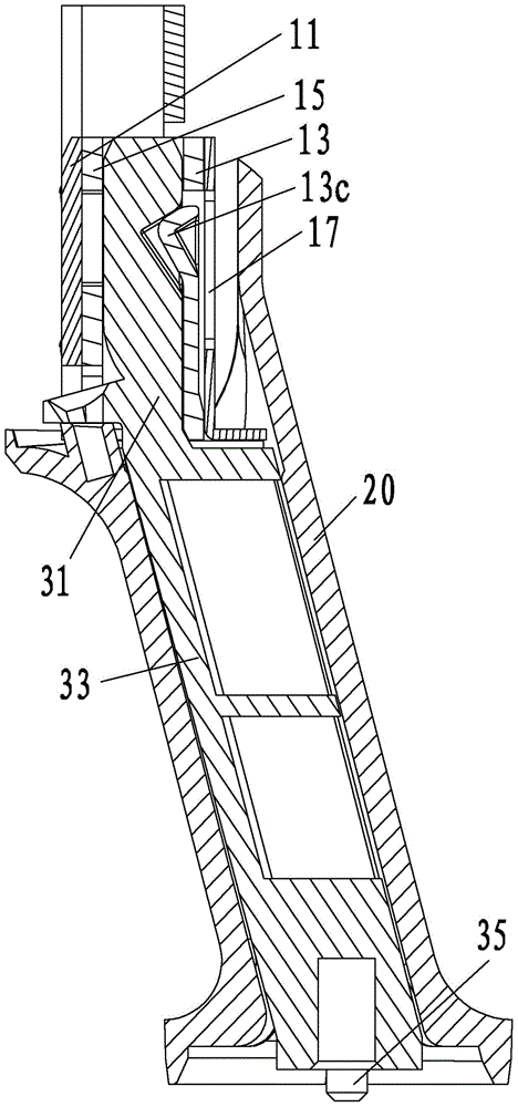 Display and support mechanism for same