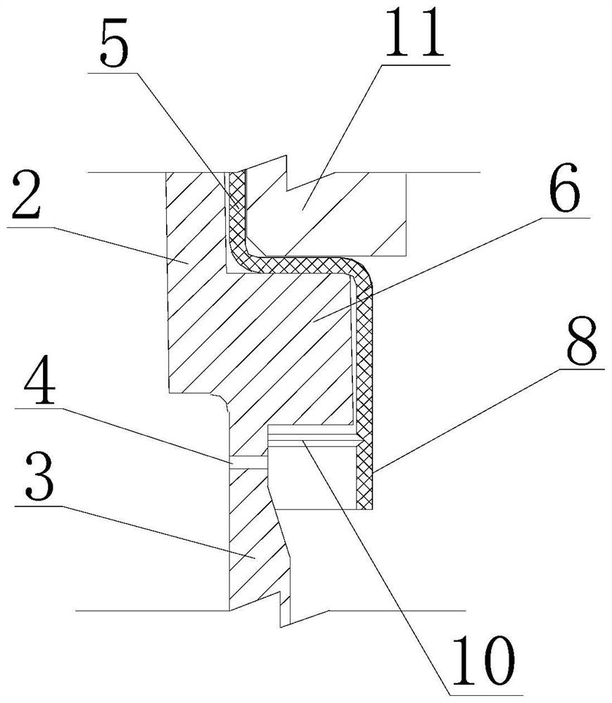 Plastic bottle opening packaging cover and forming method thereof