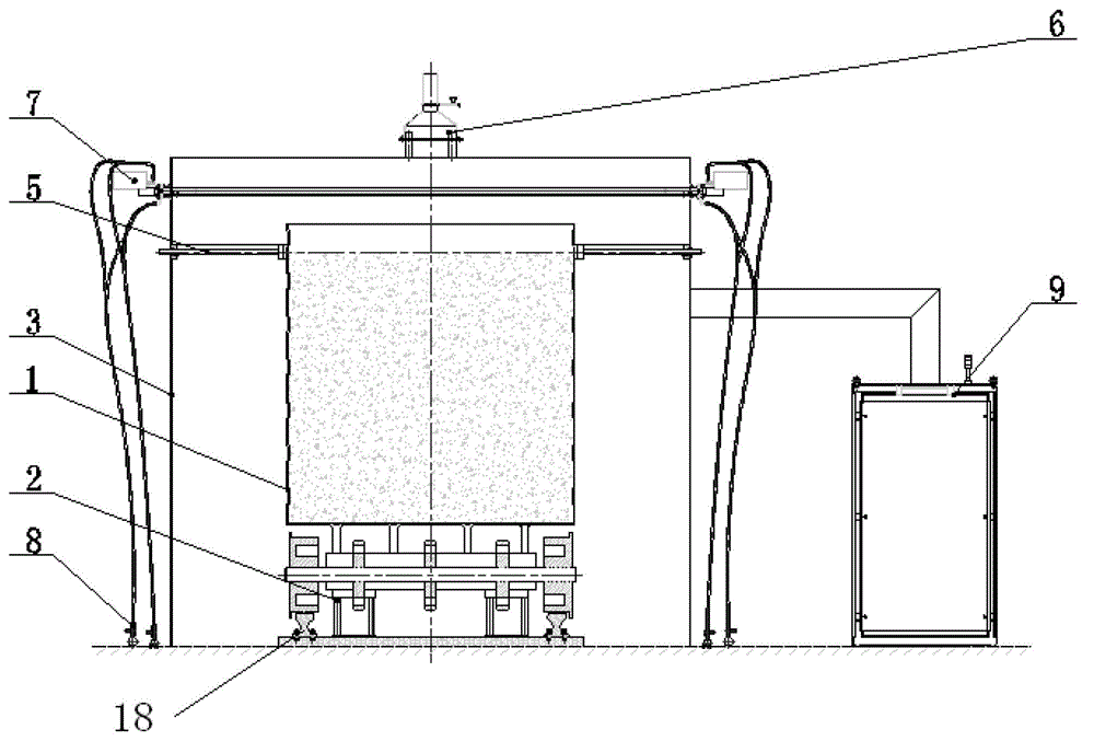 Coal and ore microwave thawing device