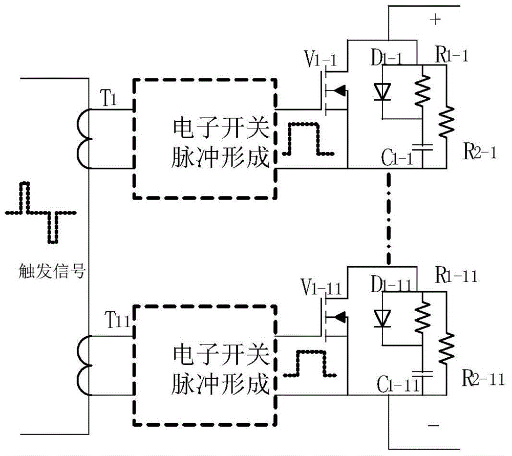A rigid solid-state modulation switch module and its combined circuit
