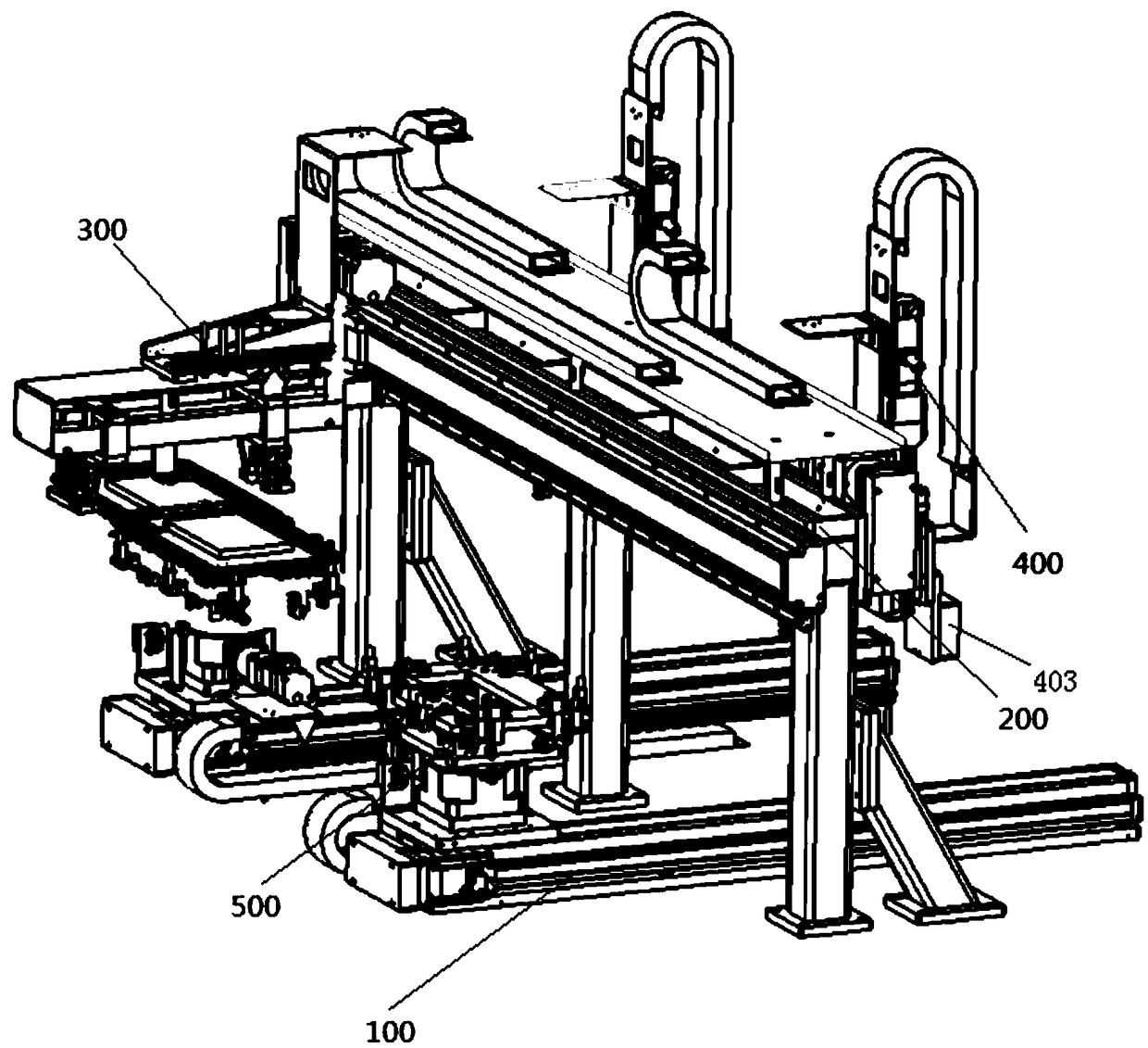 AOI detecting and discharging device