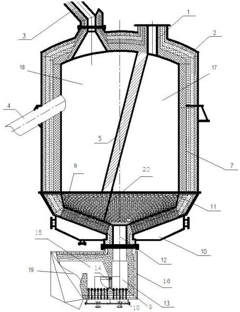 A phase change furnace for preparing high-temperature alumina powder and its application method