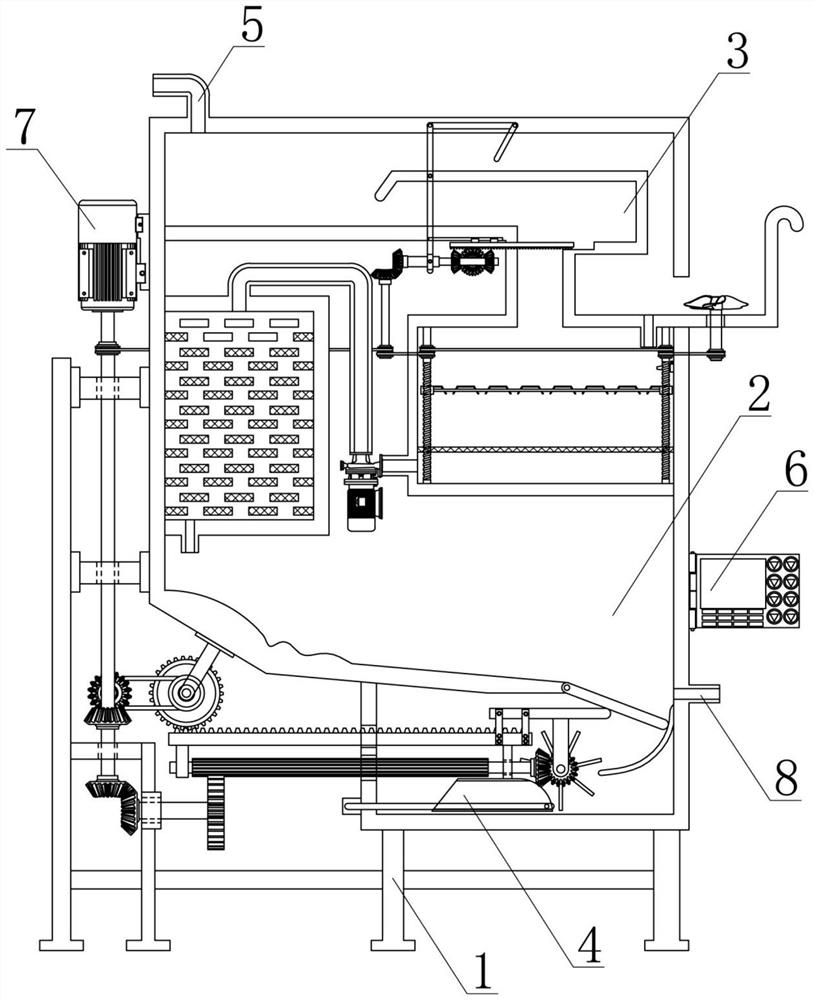 A sewage treatment device