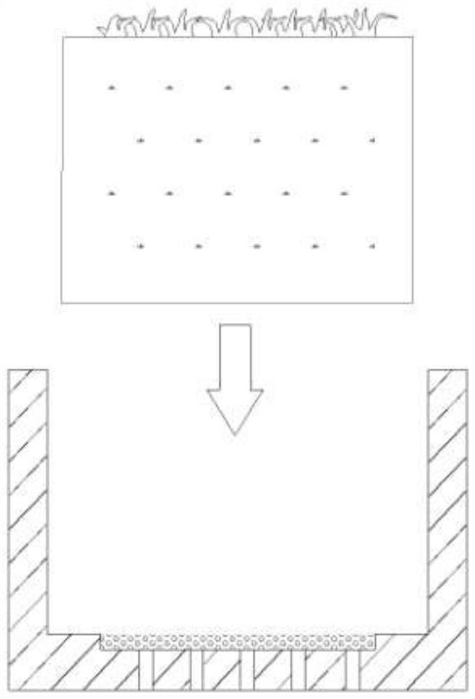 Convenient and fast construction slope protection brick for ecological regreening of rock side slope