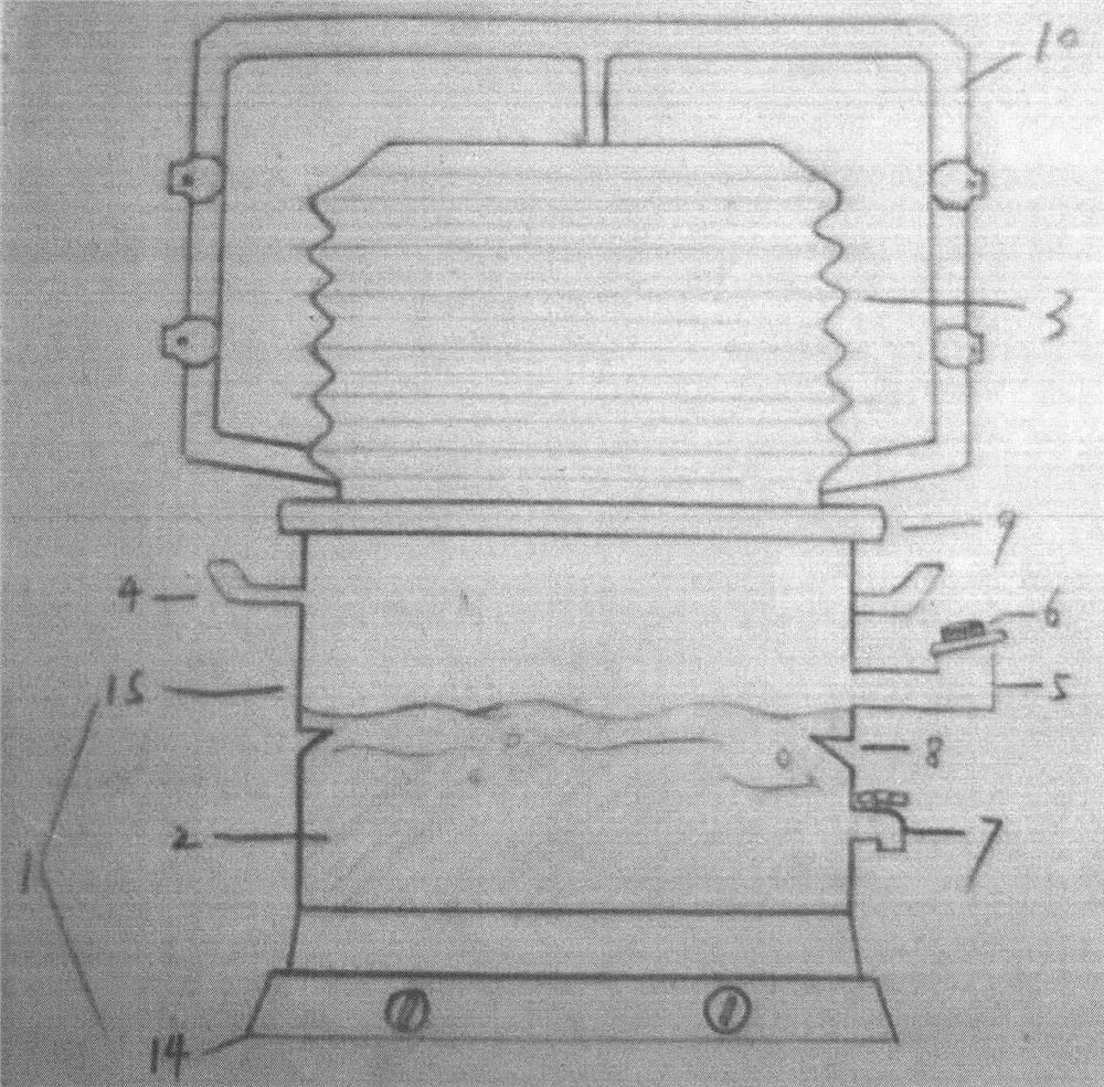 Heating equipment using steam for rapid heating