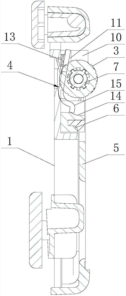 Suitcase lock and suitcase using same