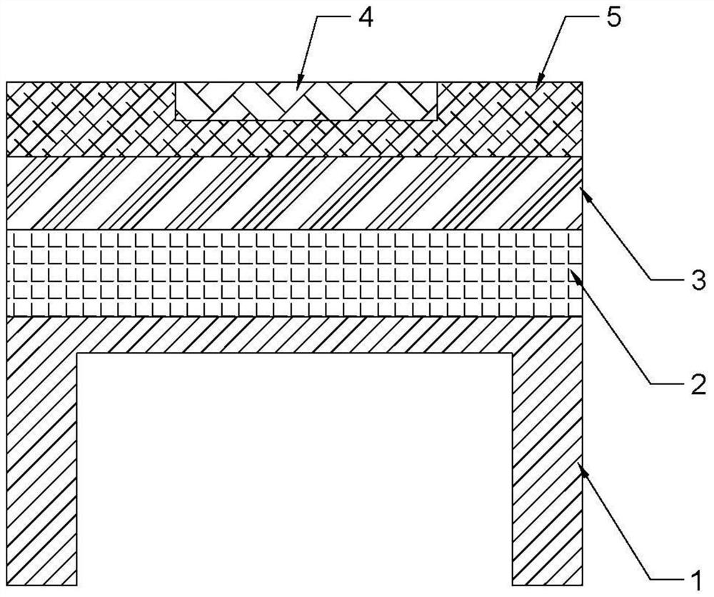 A thin-film pressure sensor capable of resisting high voltage and its preparation method