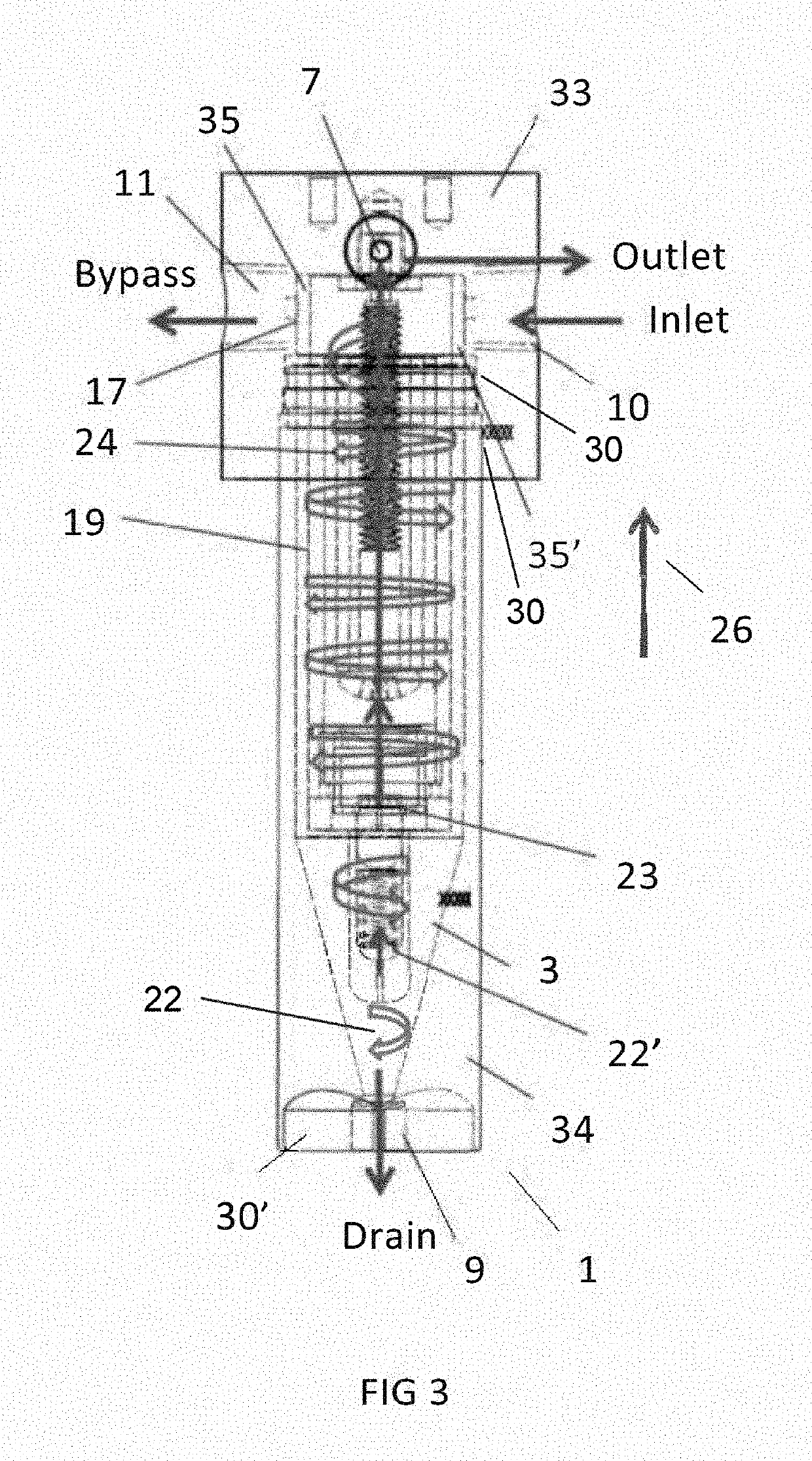 Cyclonic System for Enhanced Separation of Fluid Samples and the Like with High Flow Capacity, and Method Therefore