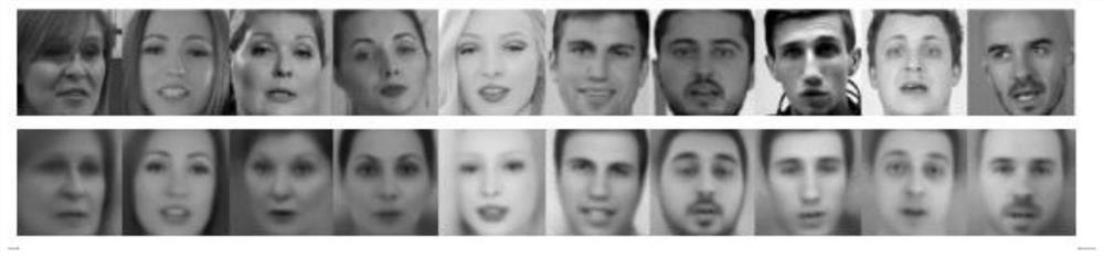 Cross-modal generation method based on voice and face images