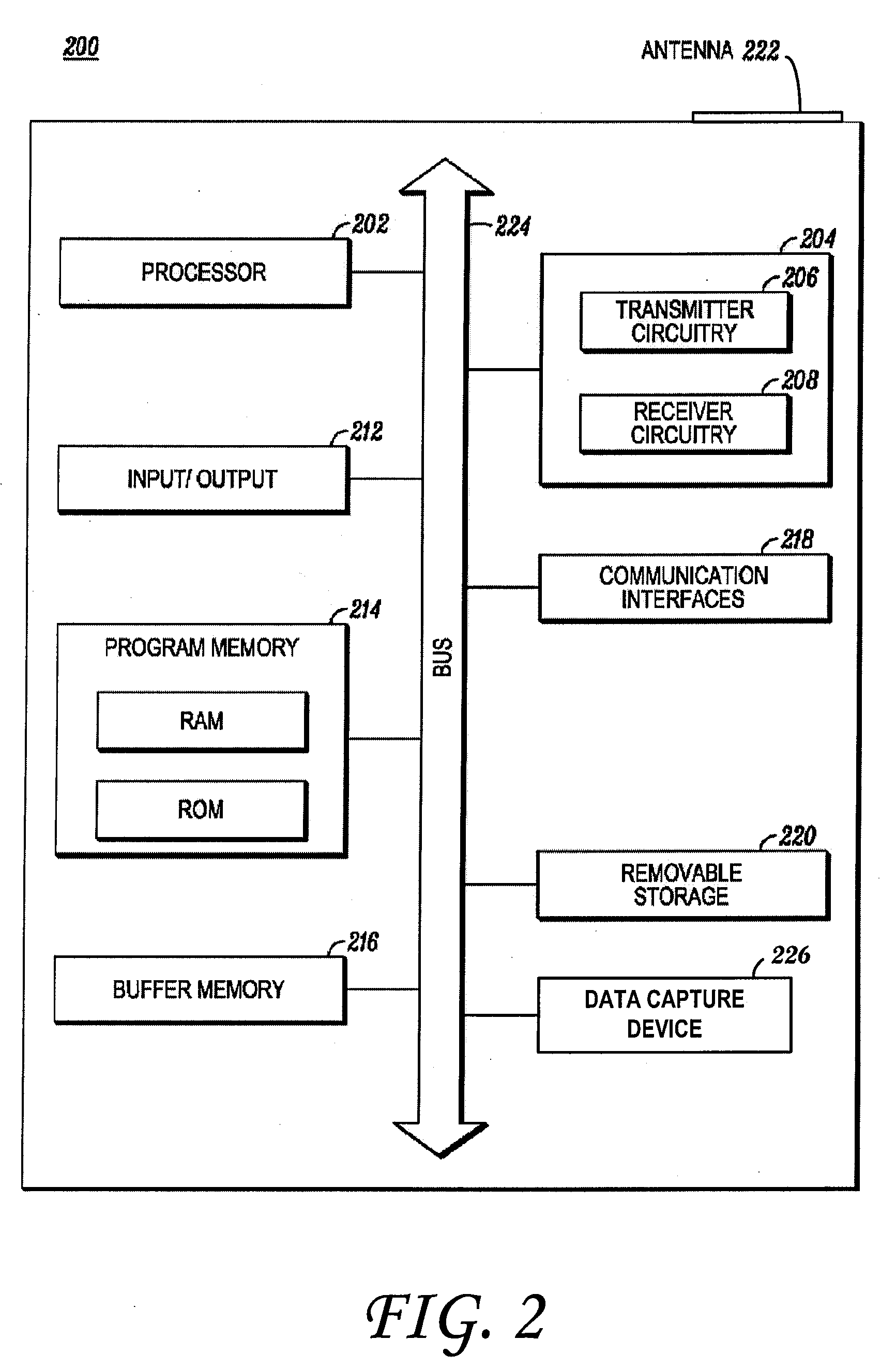 Local area network antenna for a mobile computing device