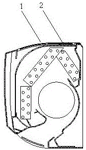 A wall-mounted air conditioner indoor unit using an air purification device