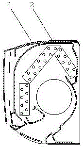 A wall-mounted air conditioner indoor unit using an air purification device