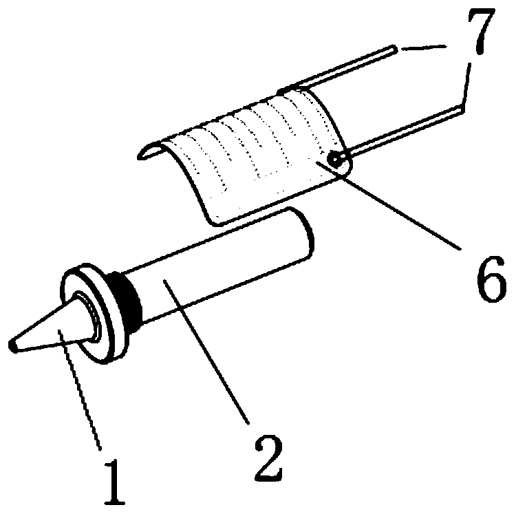 Graphene pestle needle