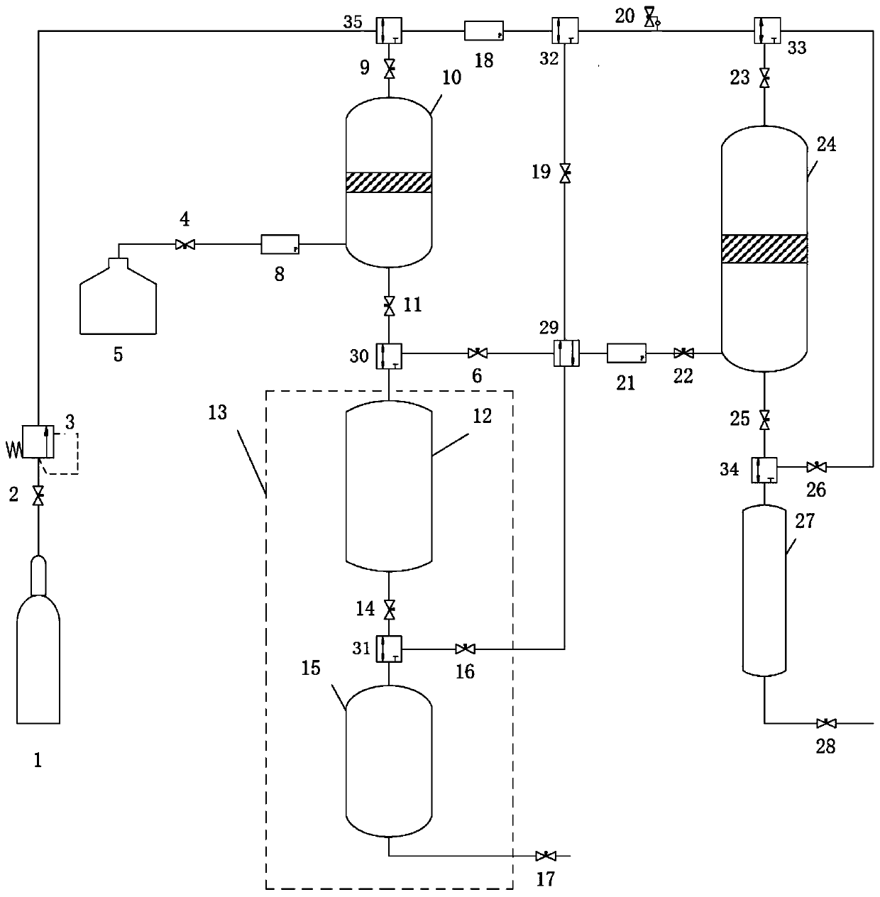 Device and method for measuring wax melting rate and recovery ratio of wax remover under pressure