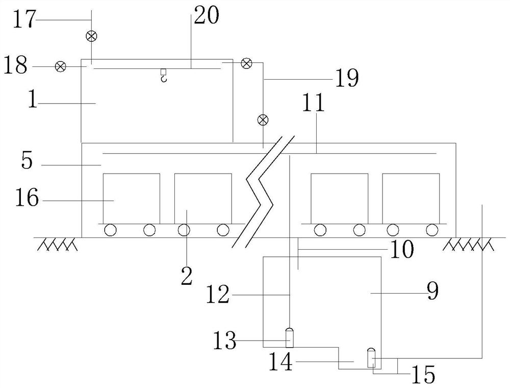 Organic solid waste dry-type biogas fermentation system using continuous feeding and discharging equipment