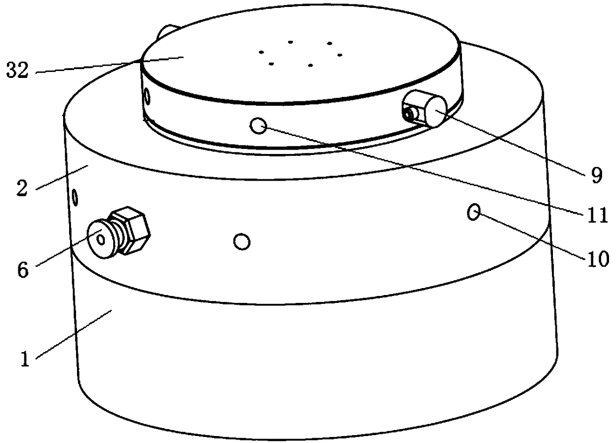 A pneumatic air flotation rotating device