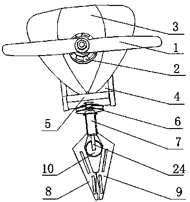 Small fruit picking unmanned aerial vehicle and operating method thereof
