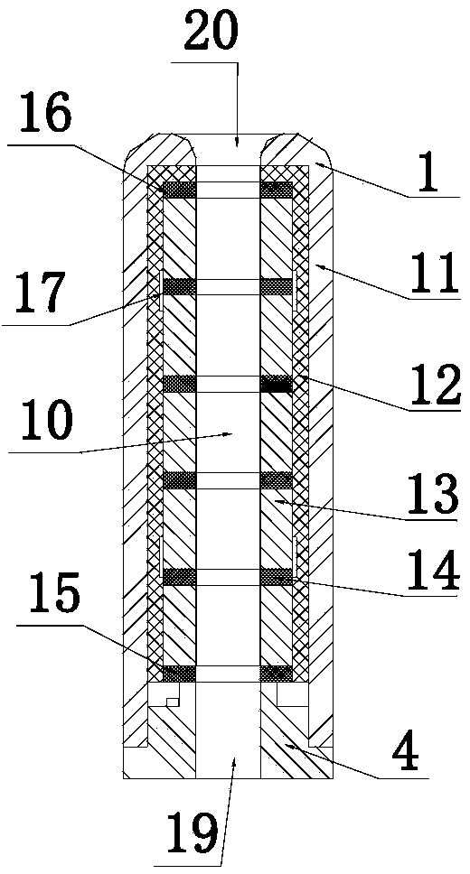 Sectional-heating type non-combustion smoking device