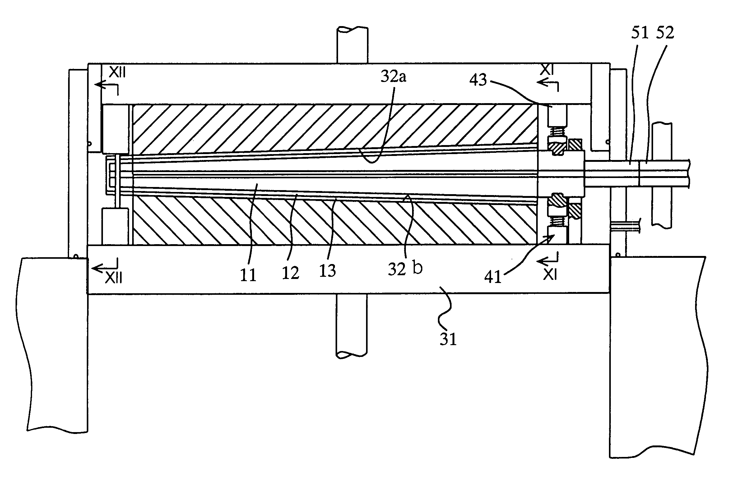 Method and apparatus for forming a hollow FRP article by internal pressure molding
