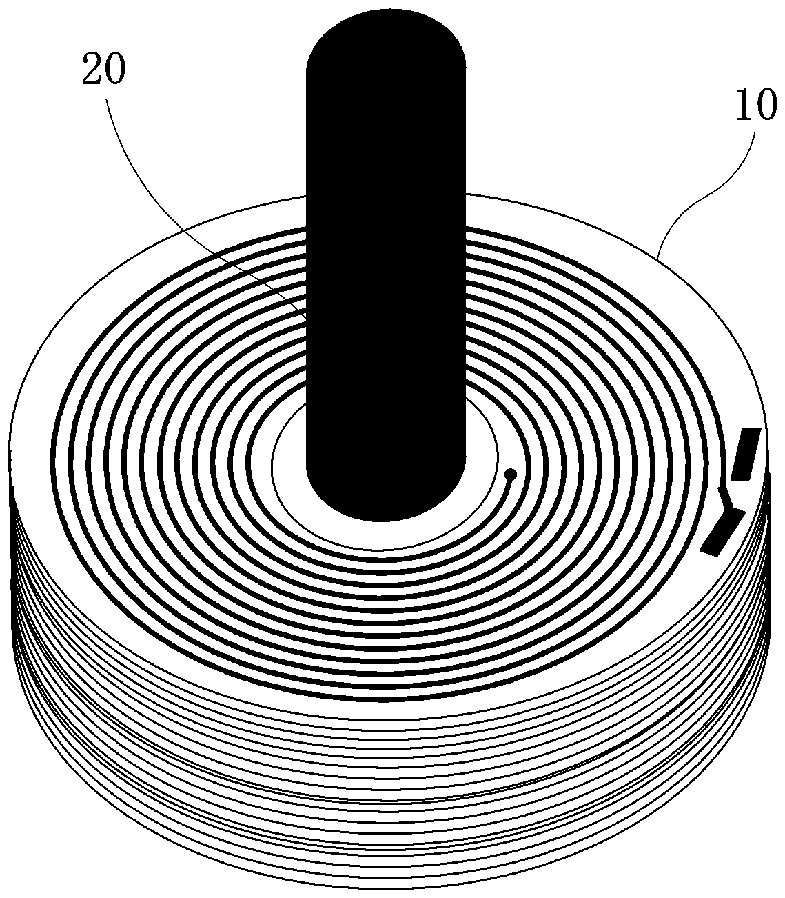 Novel electromagnet, preparation method thereof, and magnetic structure of loudspeaker