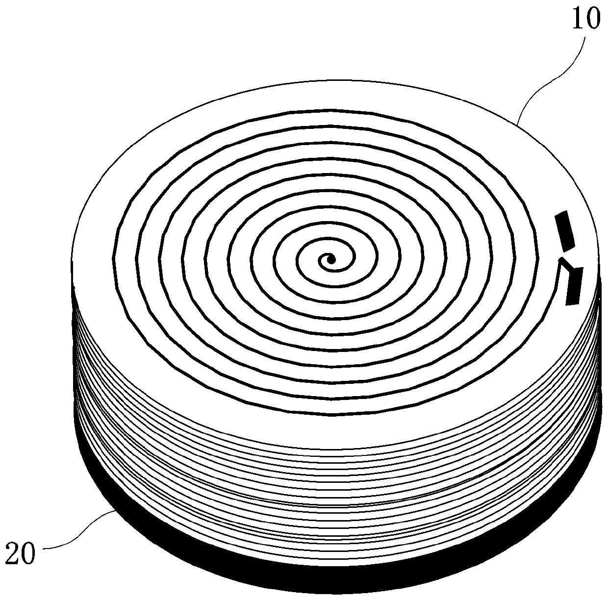 Novel electromagnet, preparation method thereof, and magnetic structure of loudspeaker