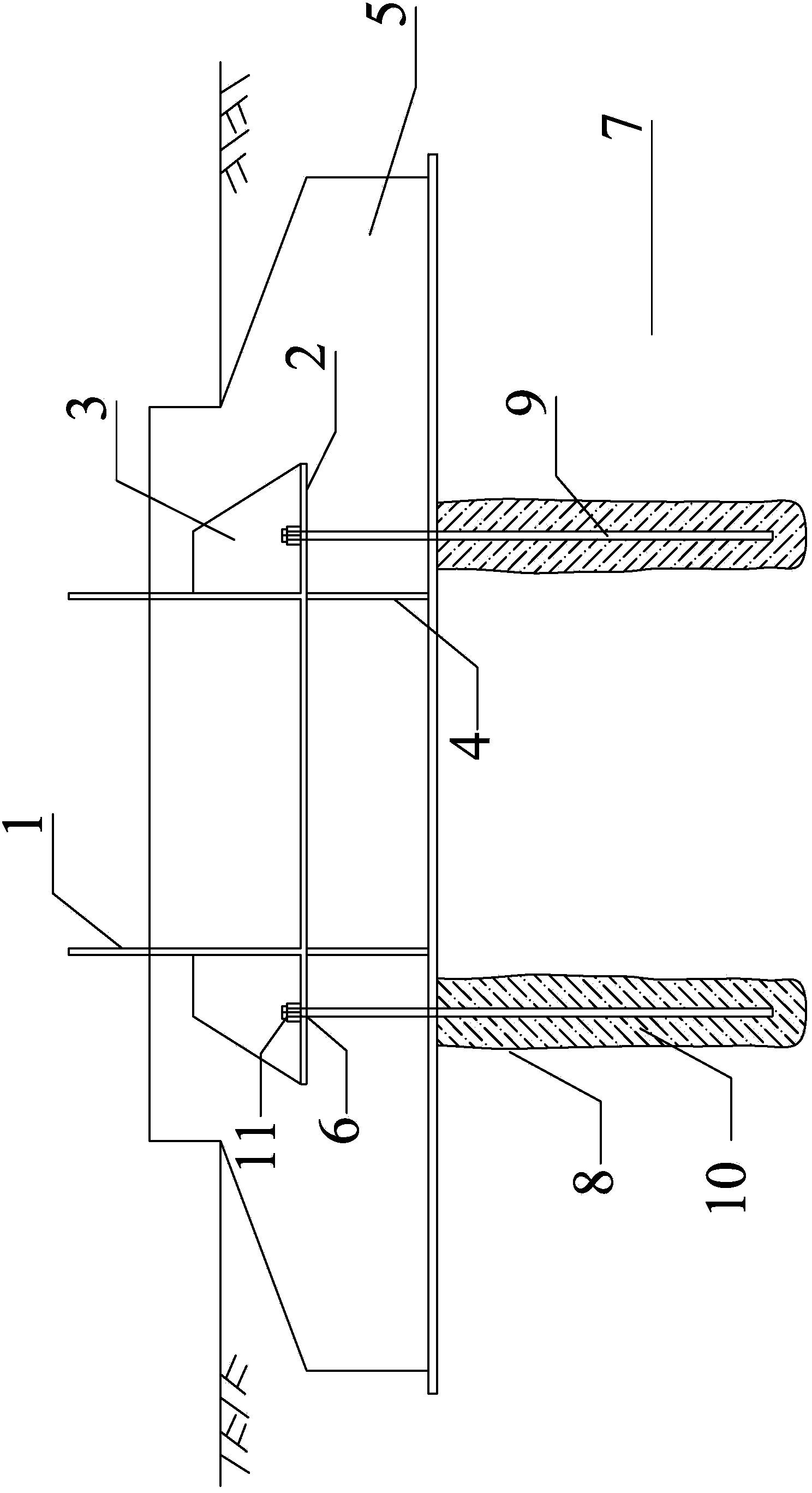 Anti-overturning wind generator foundation ring structure and construction method thereof