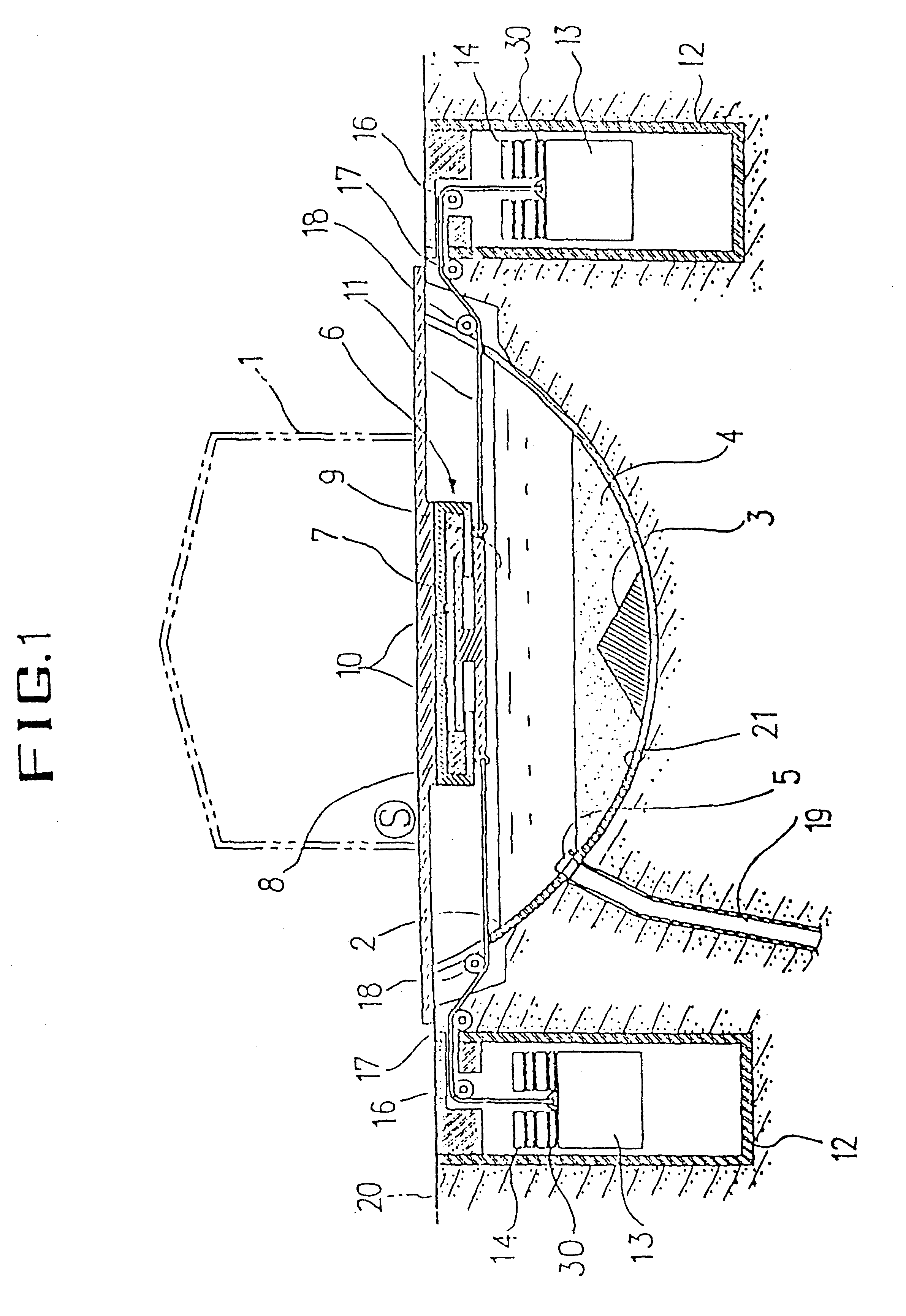 Method of and apparatus for preventing structure from collapsing due to earthquake