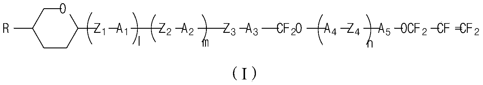 Liquid crystal compound containing pentafluoropropene and pyranoid ring and liquid crystal composition of liquid crystal compound