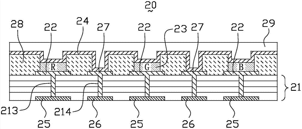Organic light-emitting diode display device and manufacturing method thereof