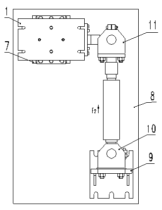 Method and device for testing fatigue of car thrust rod component