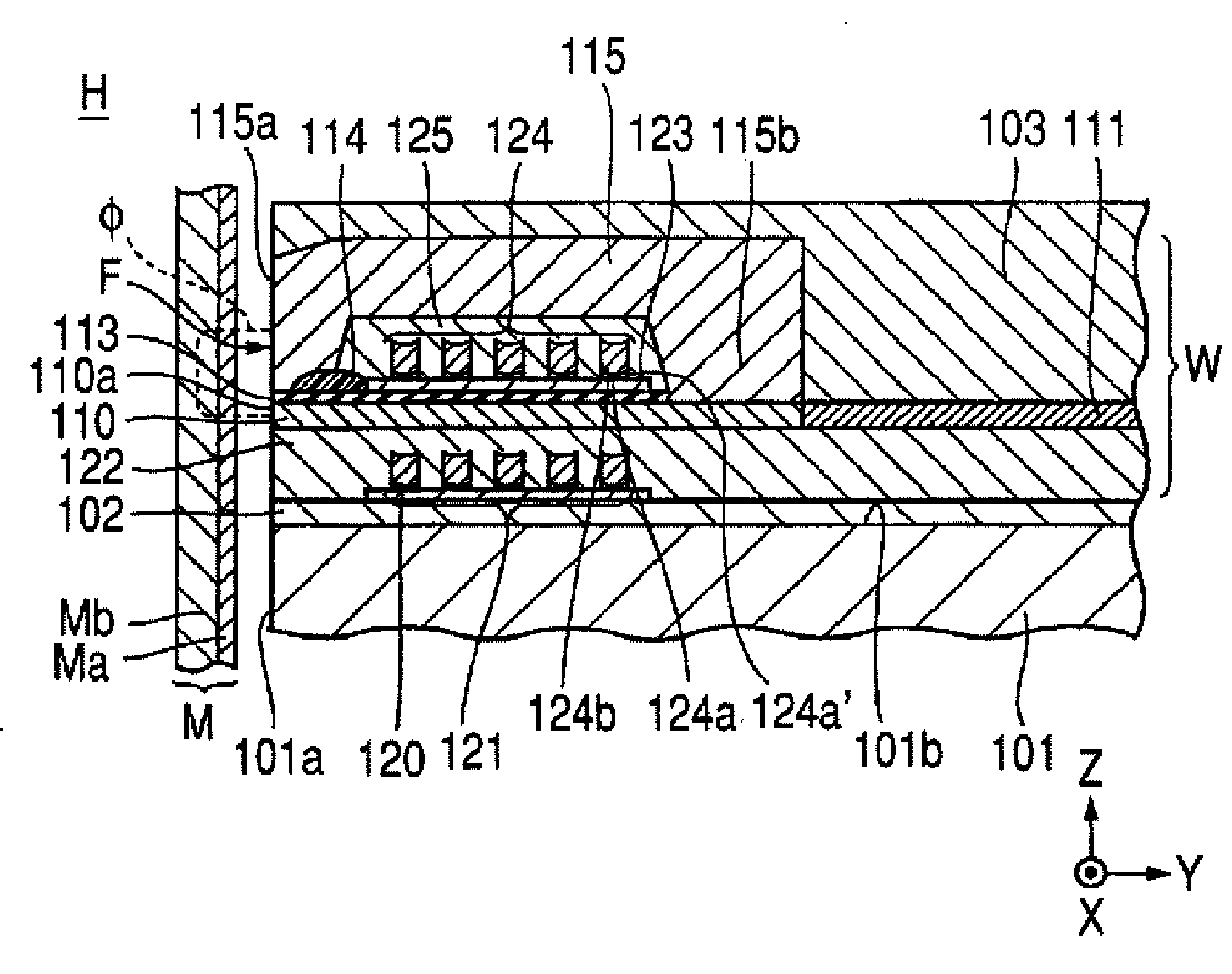 Thin film magnetic head having recording coil and method of forming recording coil