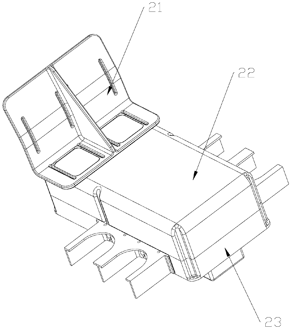 Spinal balance adjustment bed based on foot pushing and pulling and balance adjustment method thereof