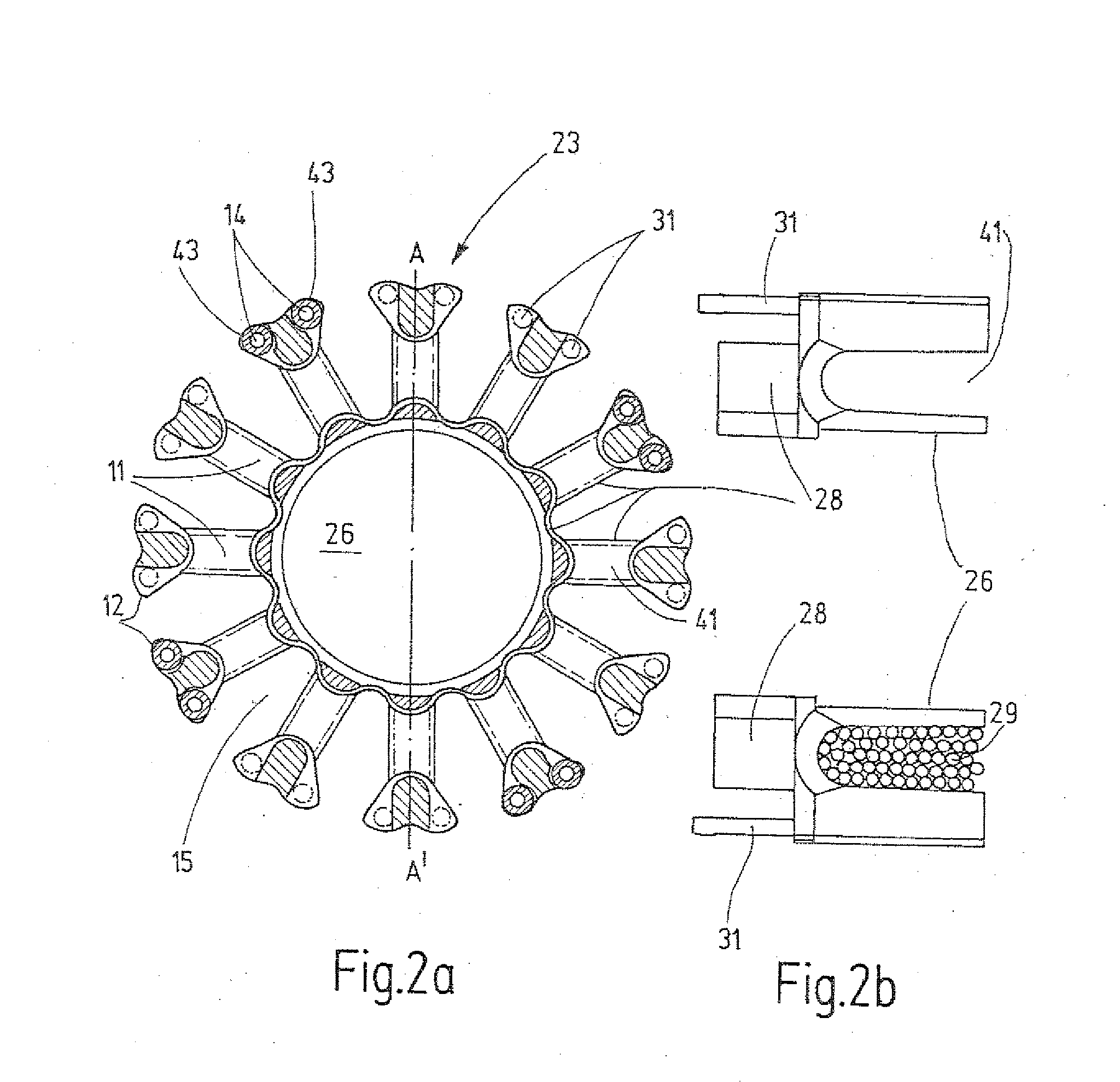 Brushless Dc Machine And Its Return Ring Packet, Gear Rim Packet, And Top Piece, And Production Method Therefor