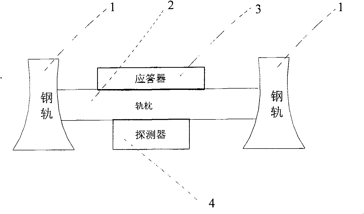 Detector using method in transponder detecting system