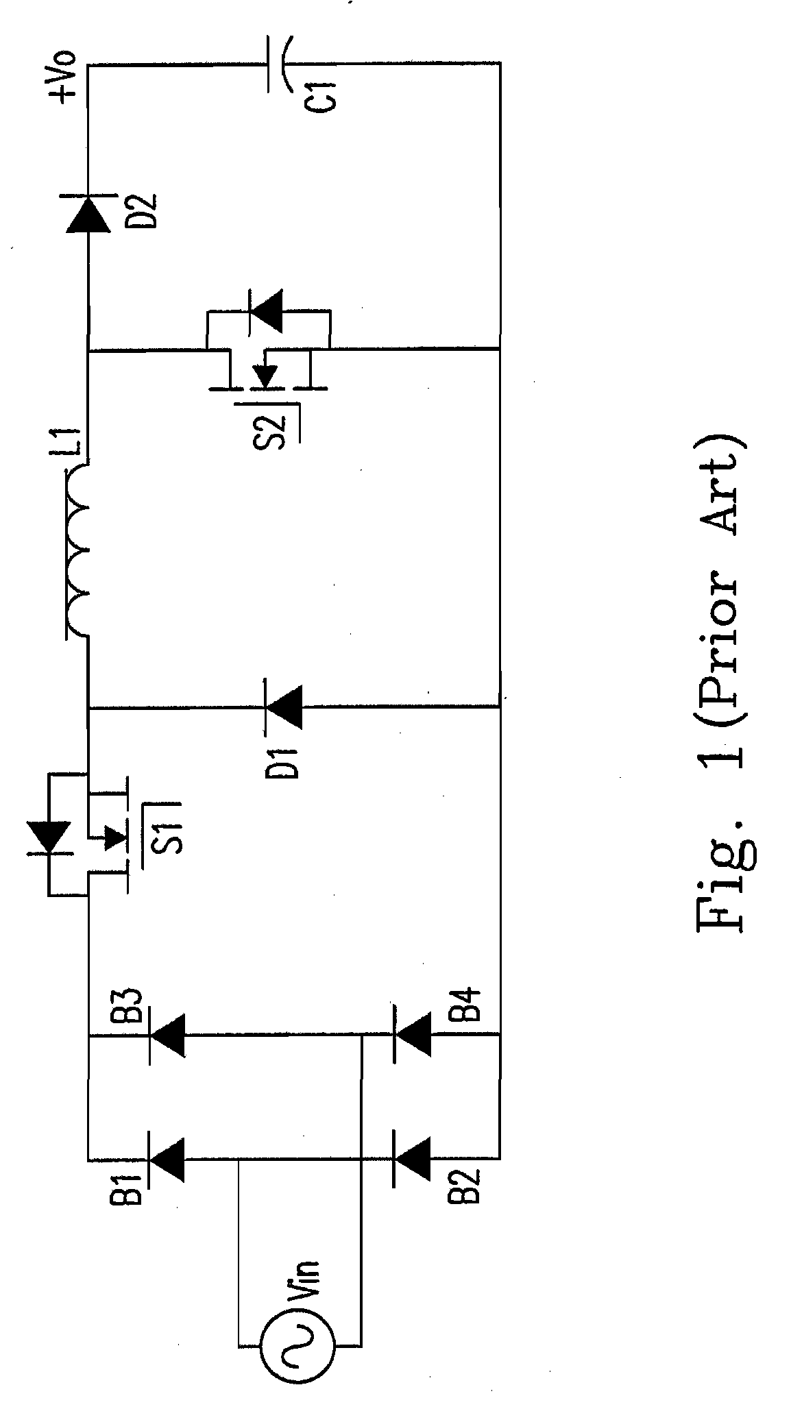 Three-phase buck-boost power factor correction circuit and controlling method thereof