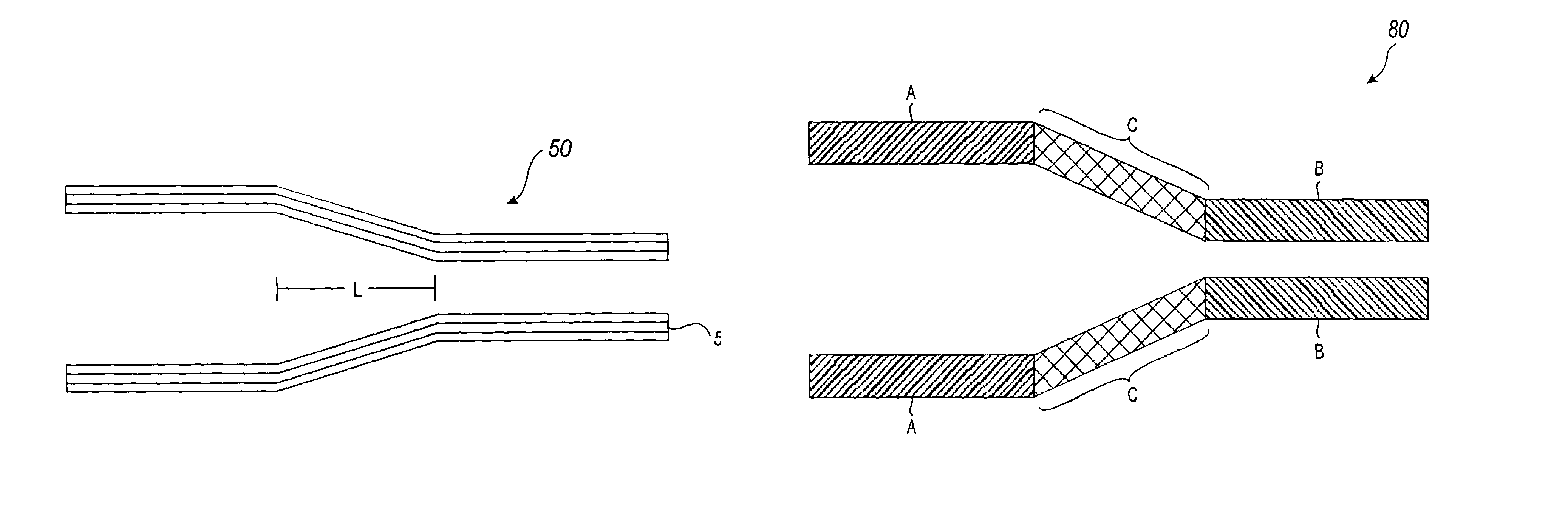 Co-extruded taper shaft