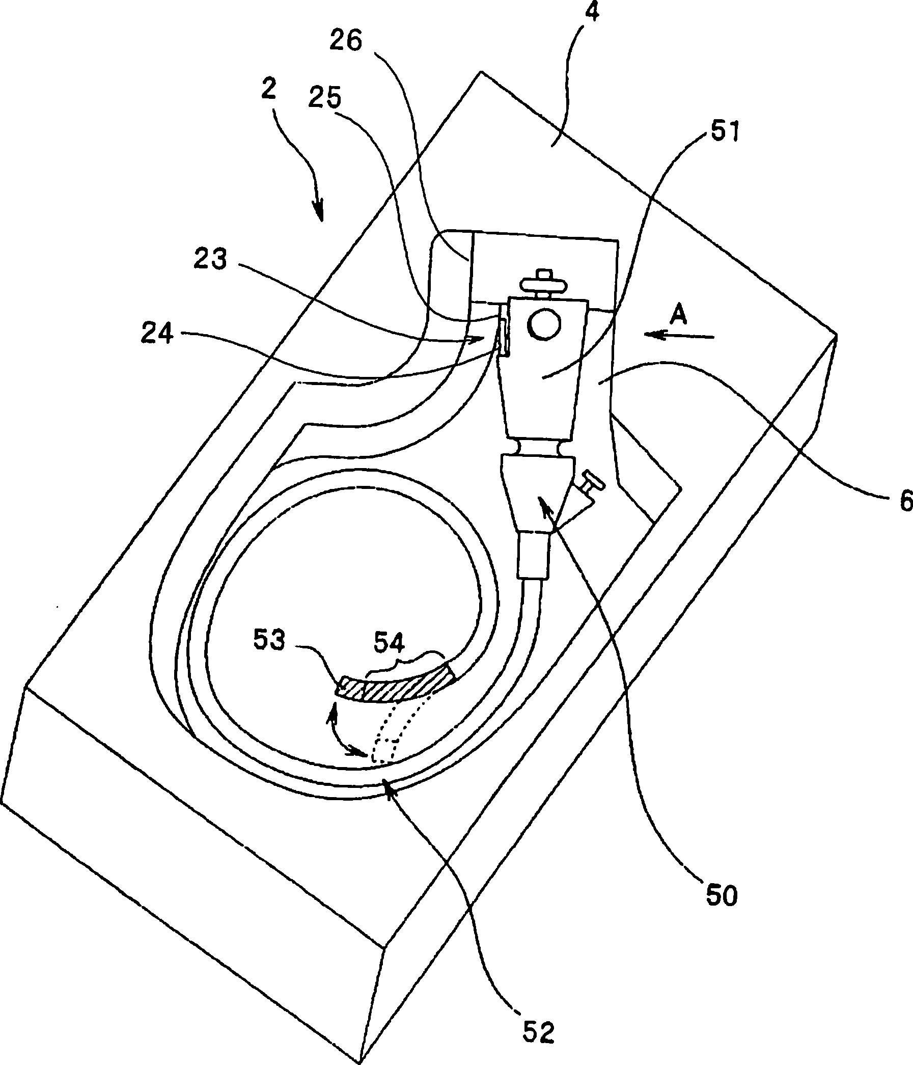 Endoscope washing and disinfecting apparatus and leak detection method performed by the apparatus